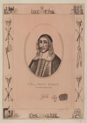 Colonel John Okey, executed at Tyburn, 1662